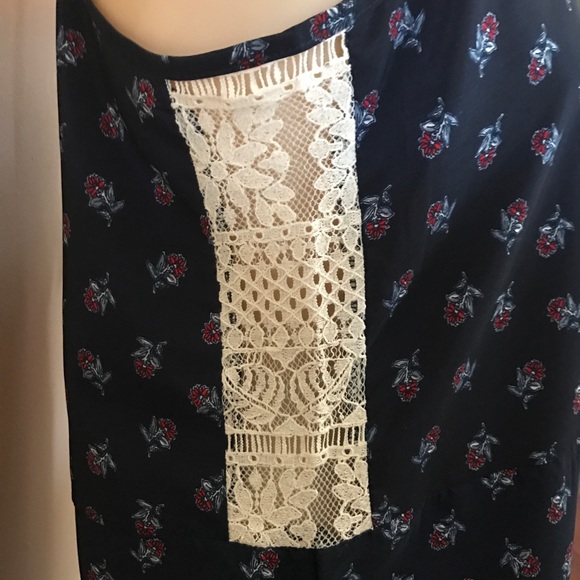 Adorable Navy, Red & White Romper- Size Small - Picture 6 of 7